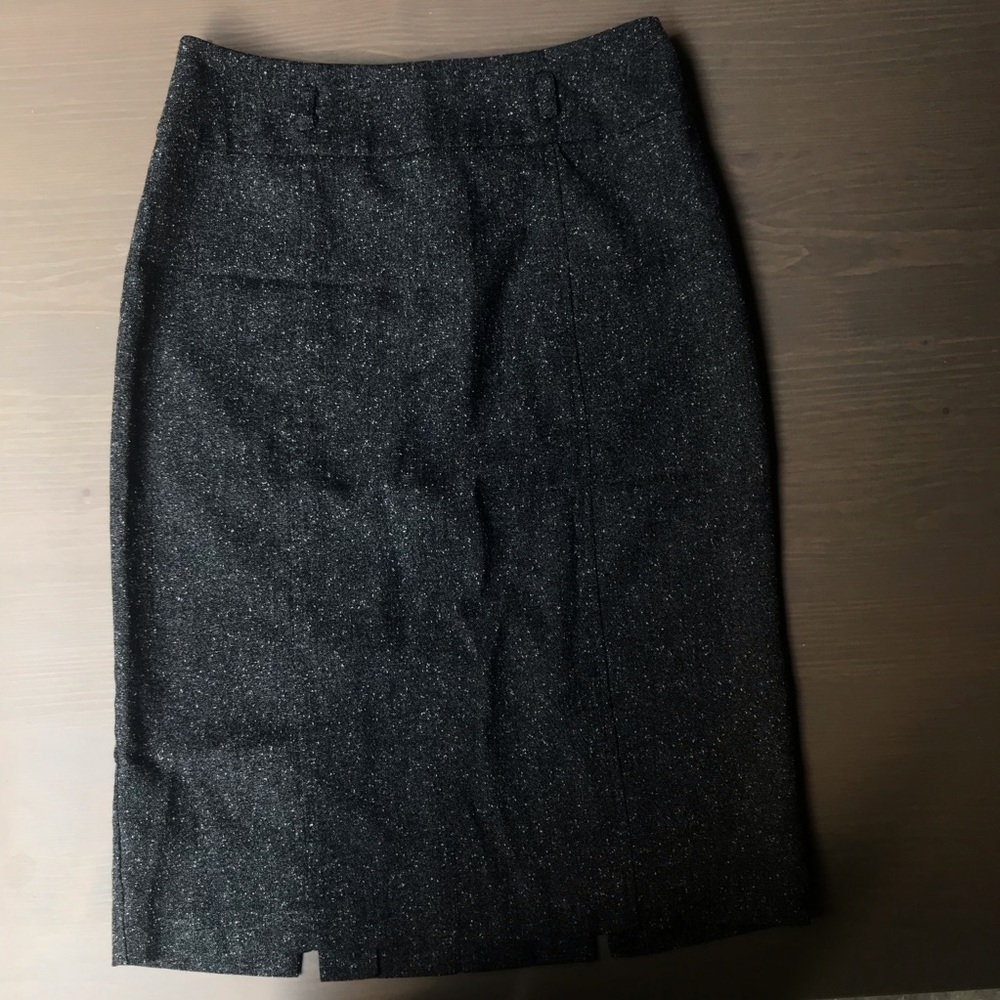 New York & Company Pencil Skirt Gray 4 Stretch